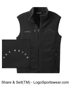 Eddie Bauer� Men's Full Zip Fleece Vest Design Zoom
